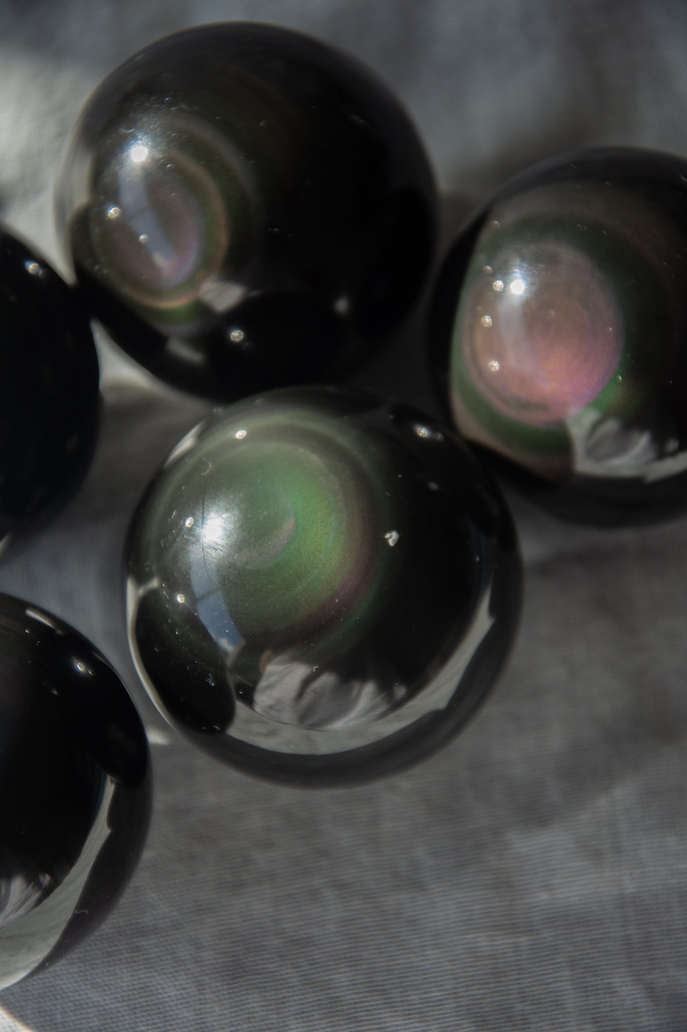 Sphère d'obsidienne œil céleste