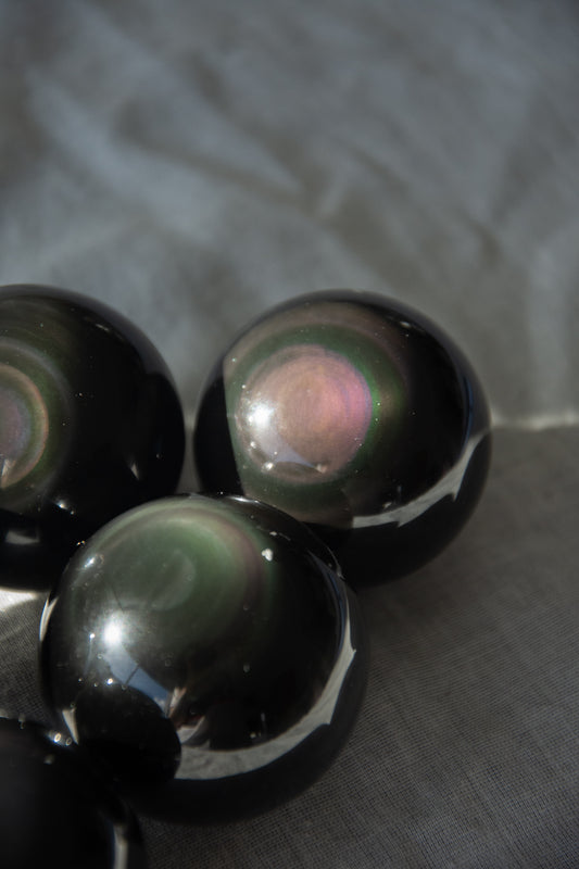 Sphère d'obsidienne œil céleste