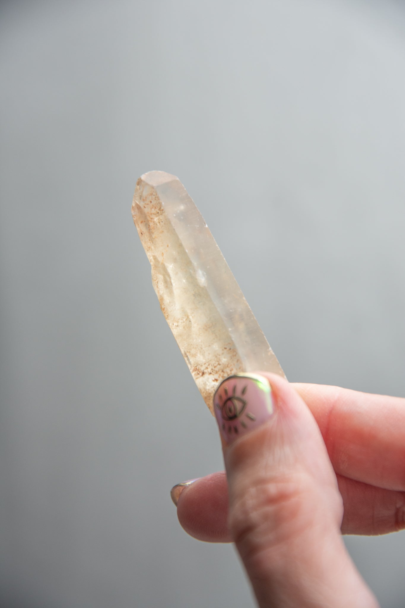 Pointe de citrine naturelle brute (extra qualité)