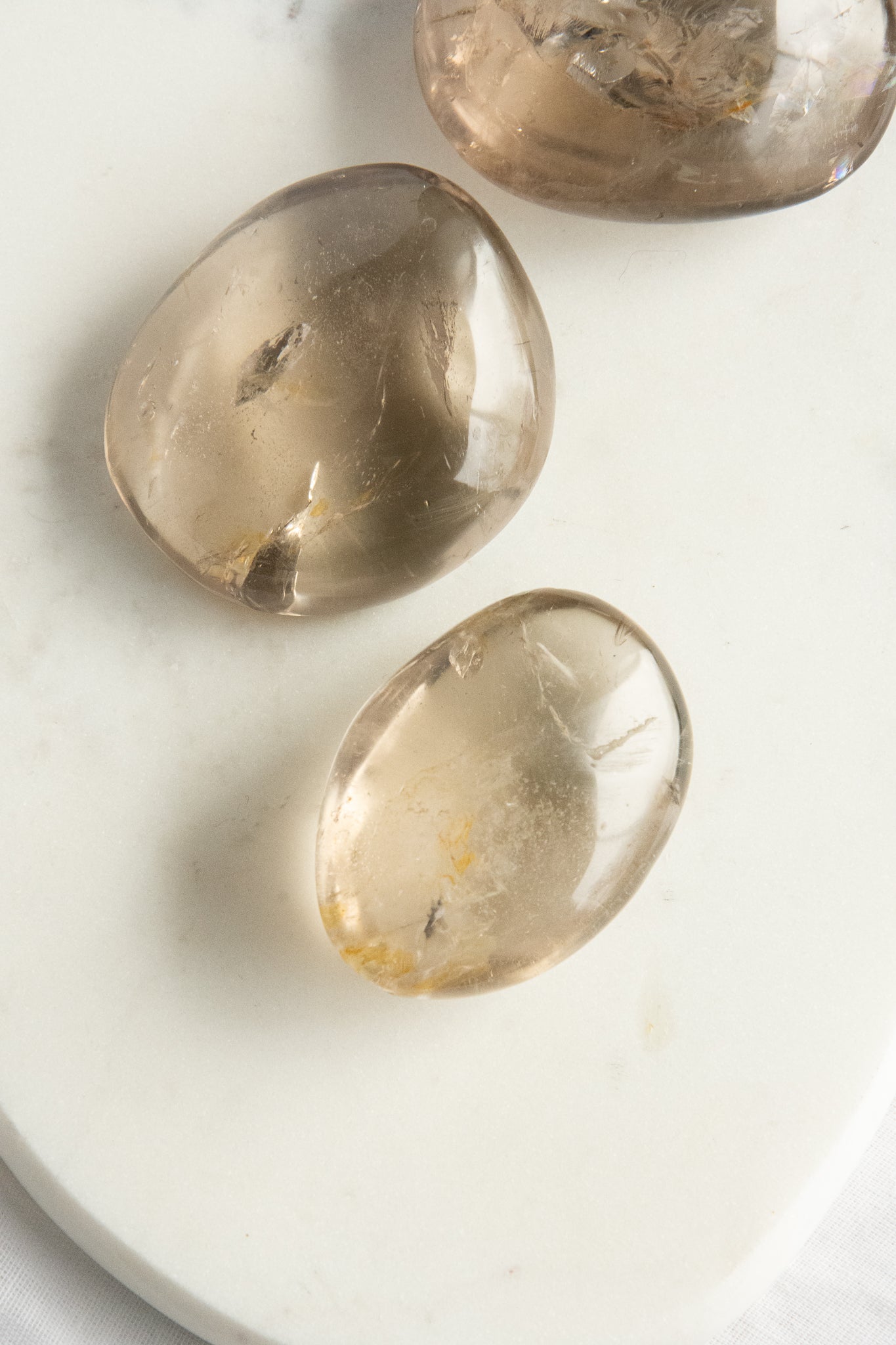 Galet en Quartz fumé