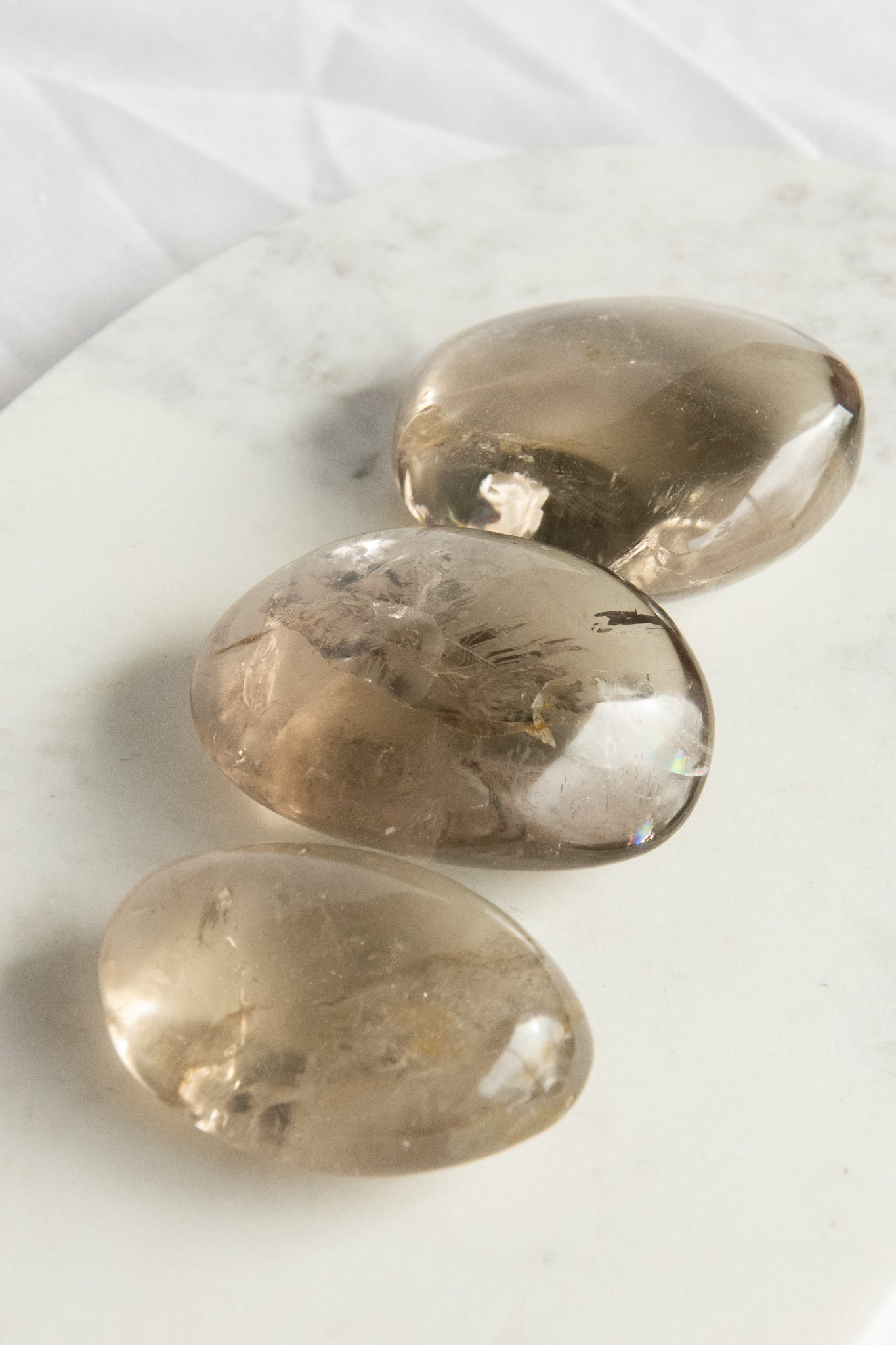 Galet en Quartz fumé
