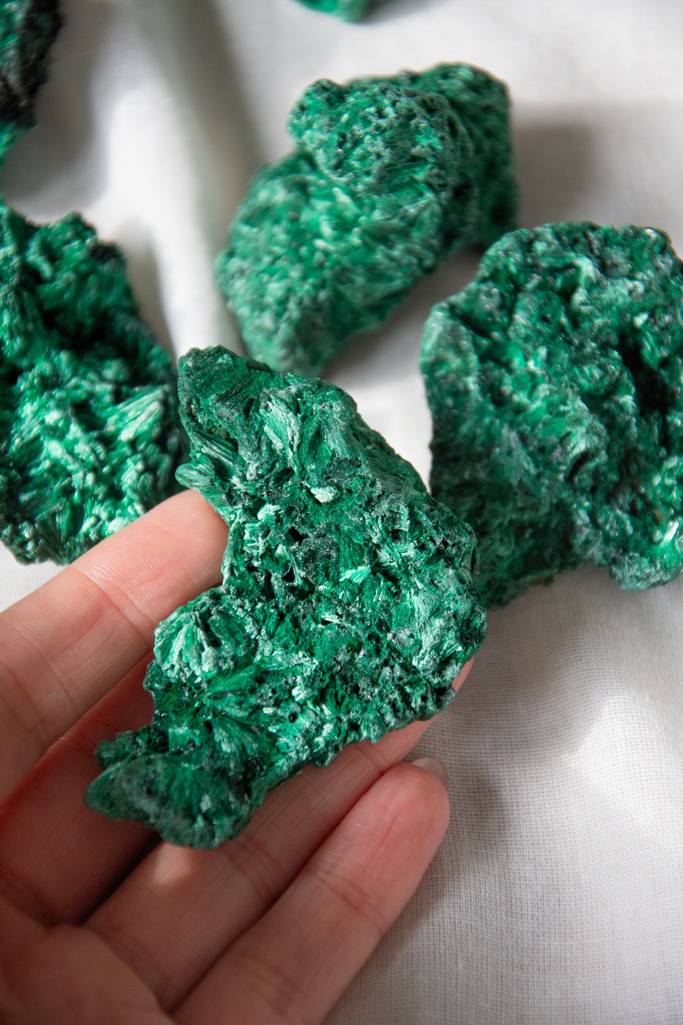 Malachite fibreuse