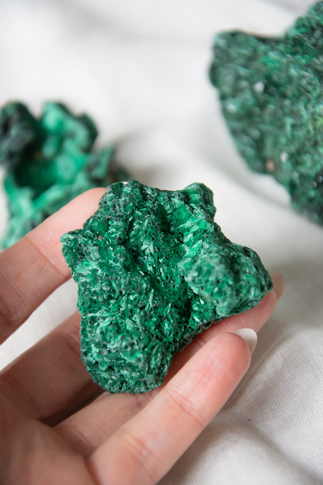 Malachite fibreuse