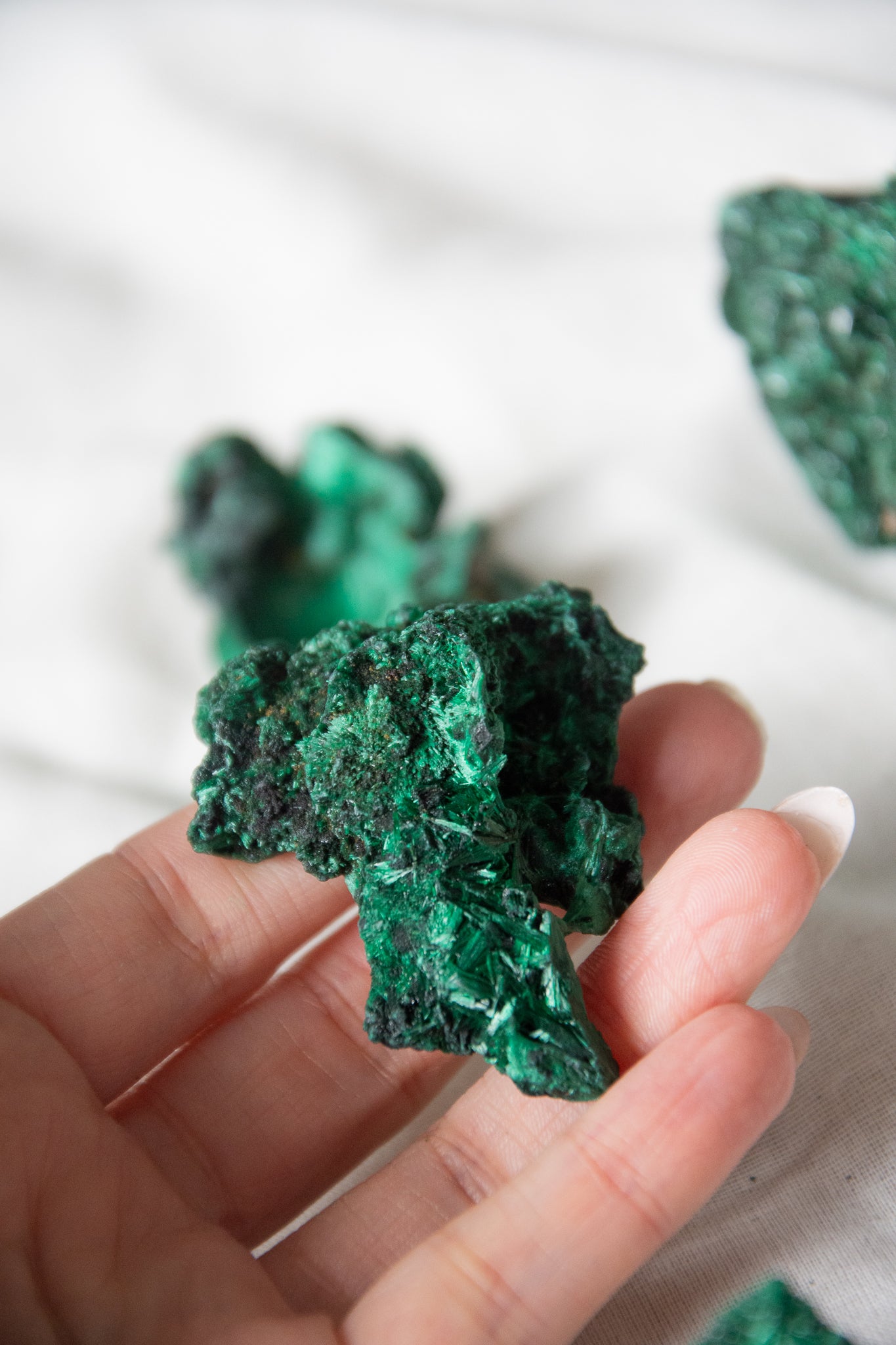 Malachite fibreuse