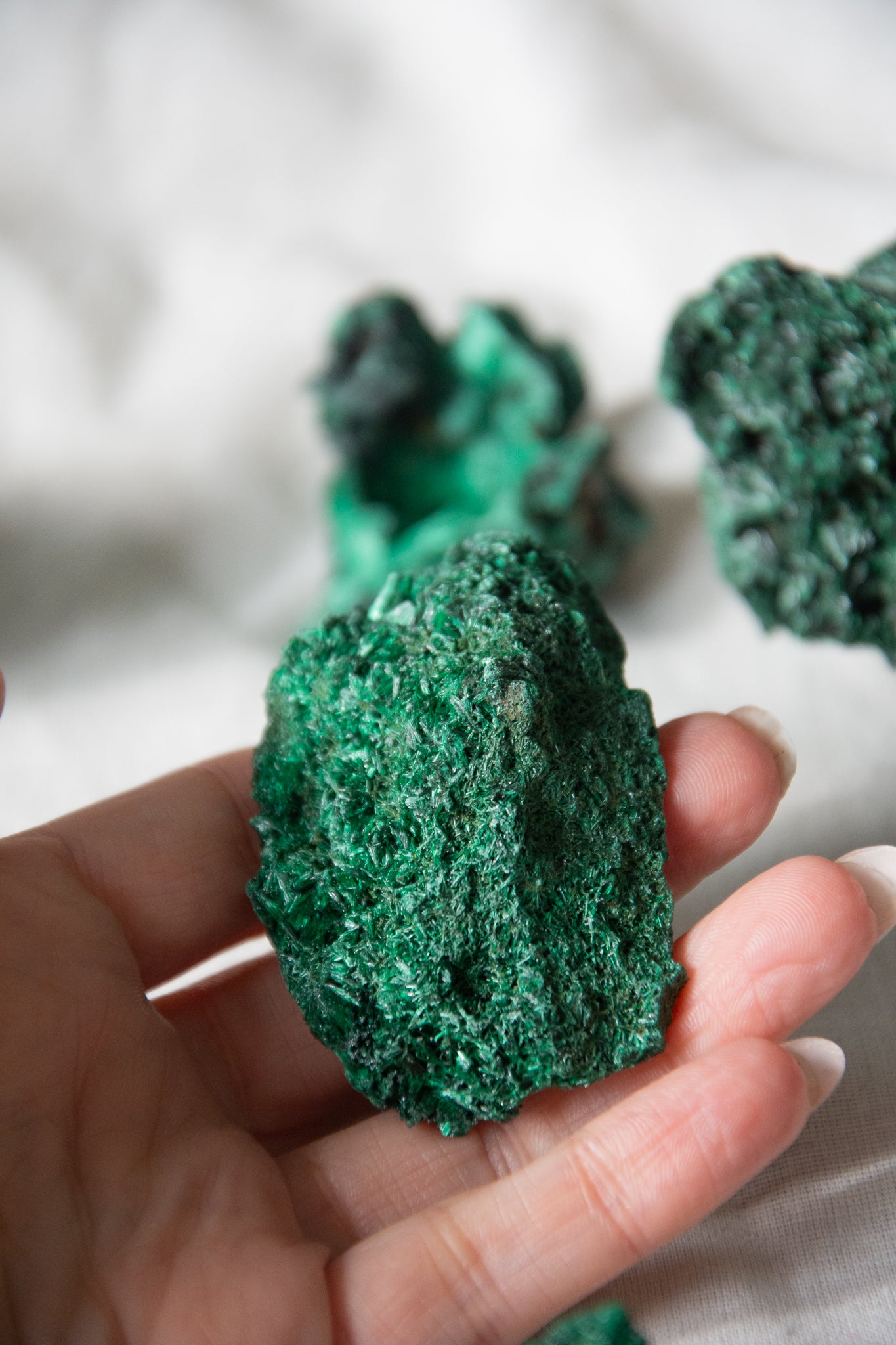 Malachite fibreuse