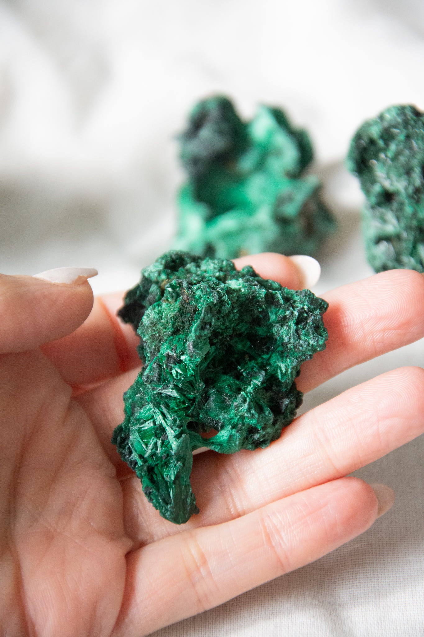 Malachite fibreuse
