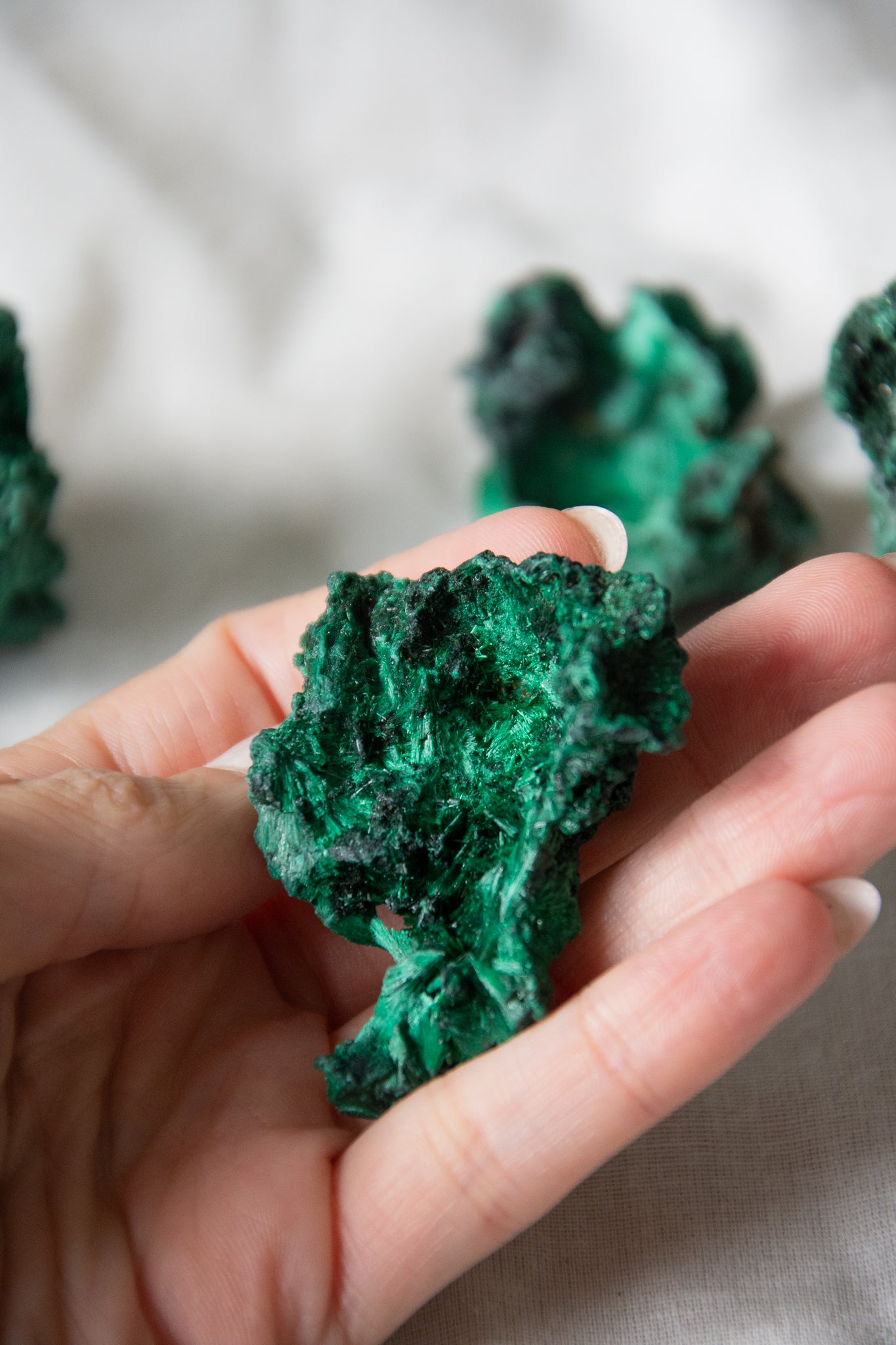 Malachite fibreuse
