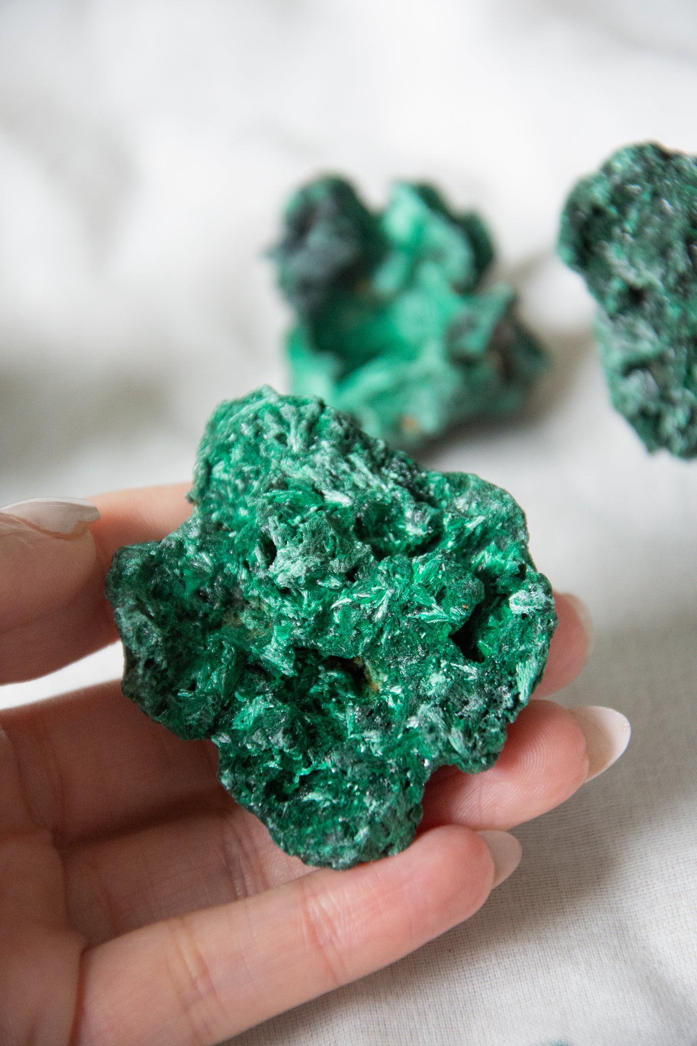 Malachite fibreuse
