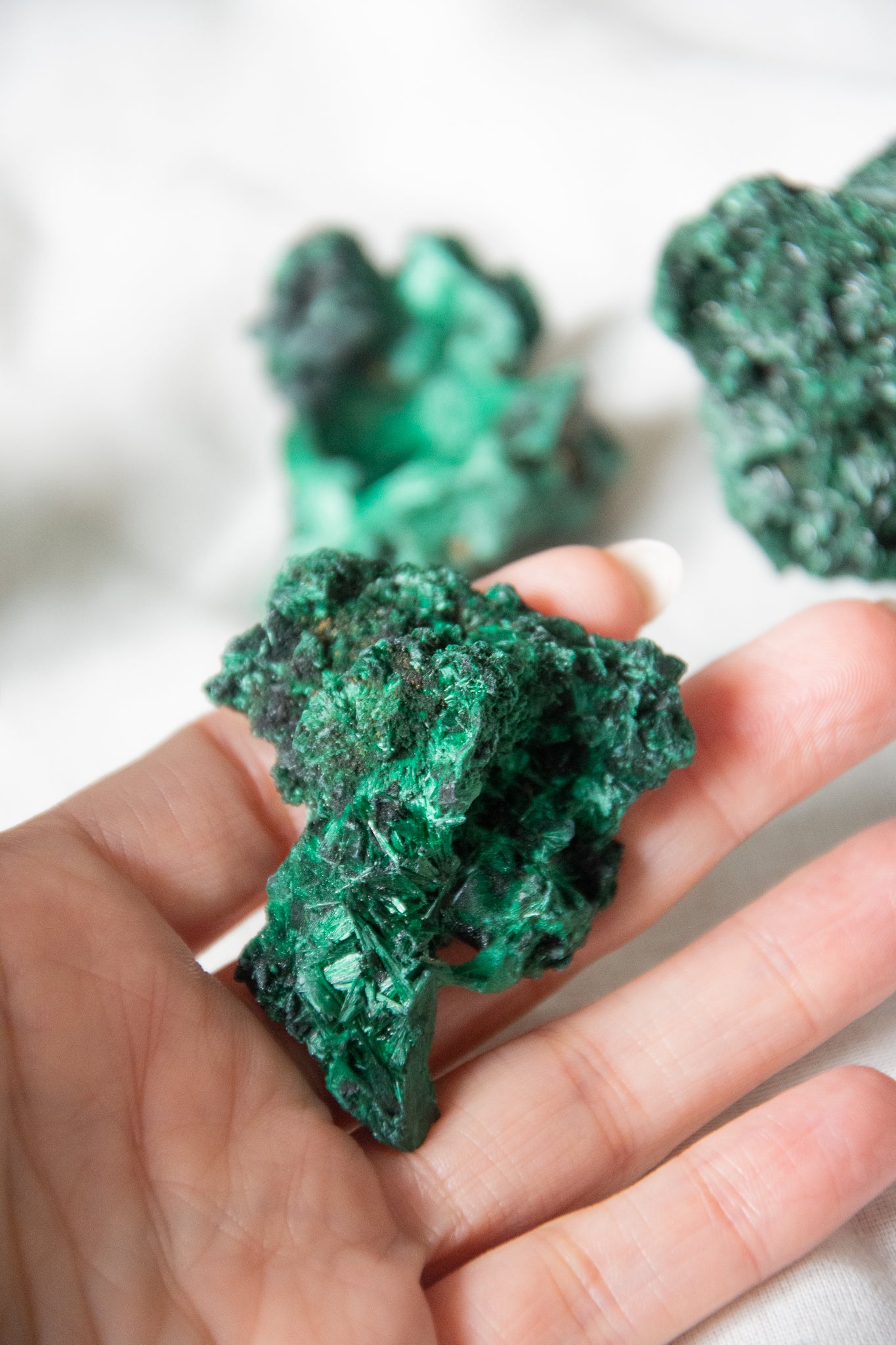 Malachite fibreuse