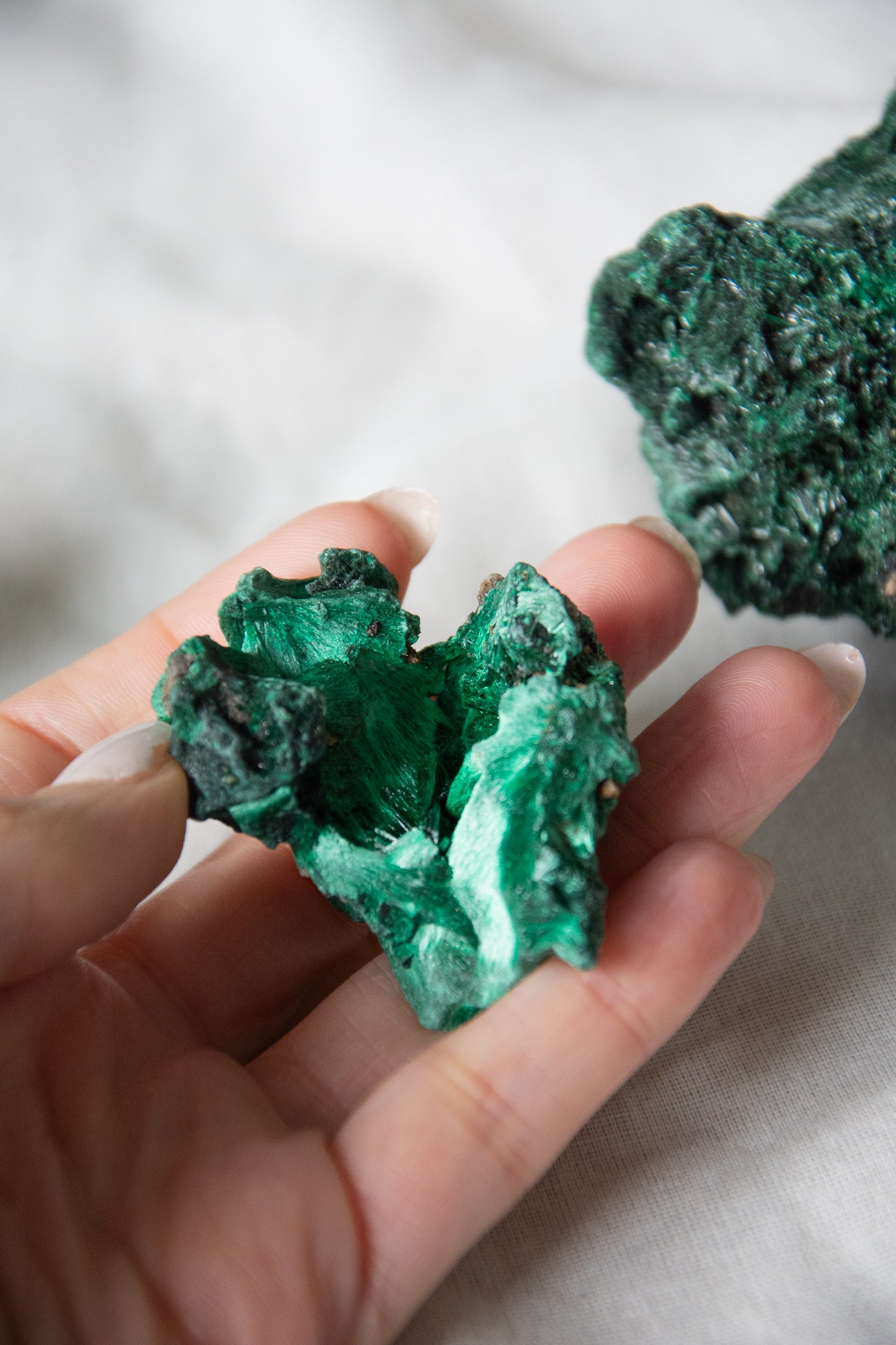 Malachite fibreuse