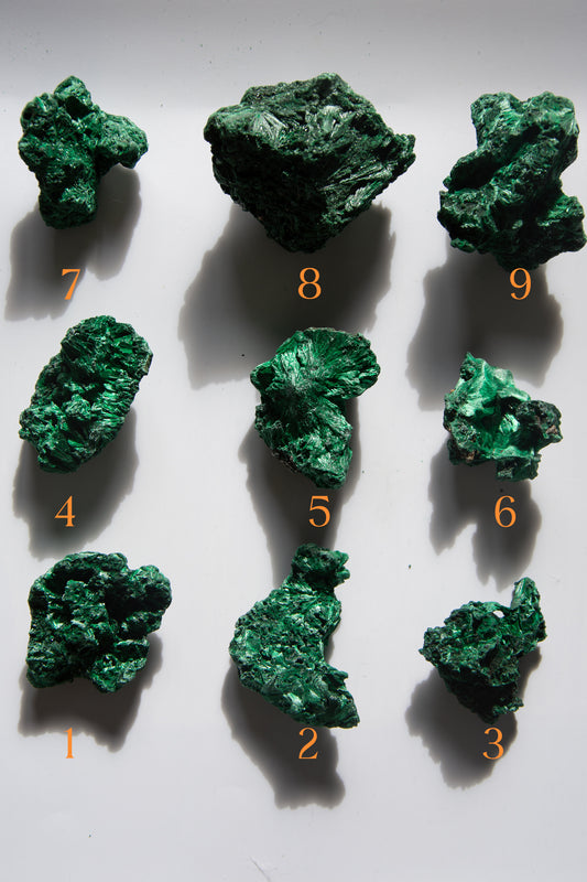 Malachite fibreuse