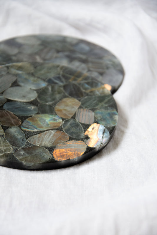 Plateau rond en labradorite