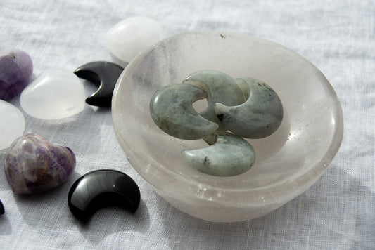 Lune en Labradorite
