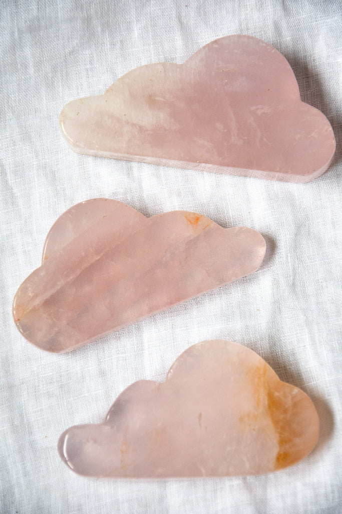 Nuage en quartz rose