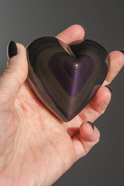 Coeur en Obsidienne Œil Céleste