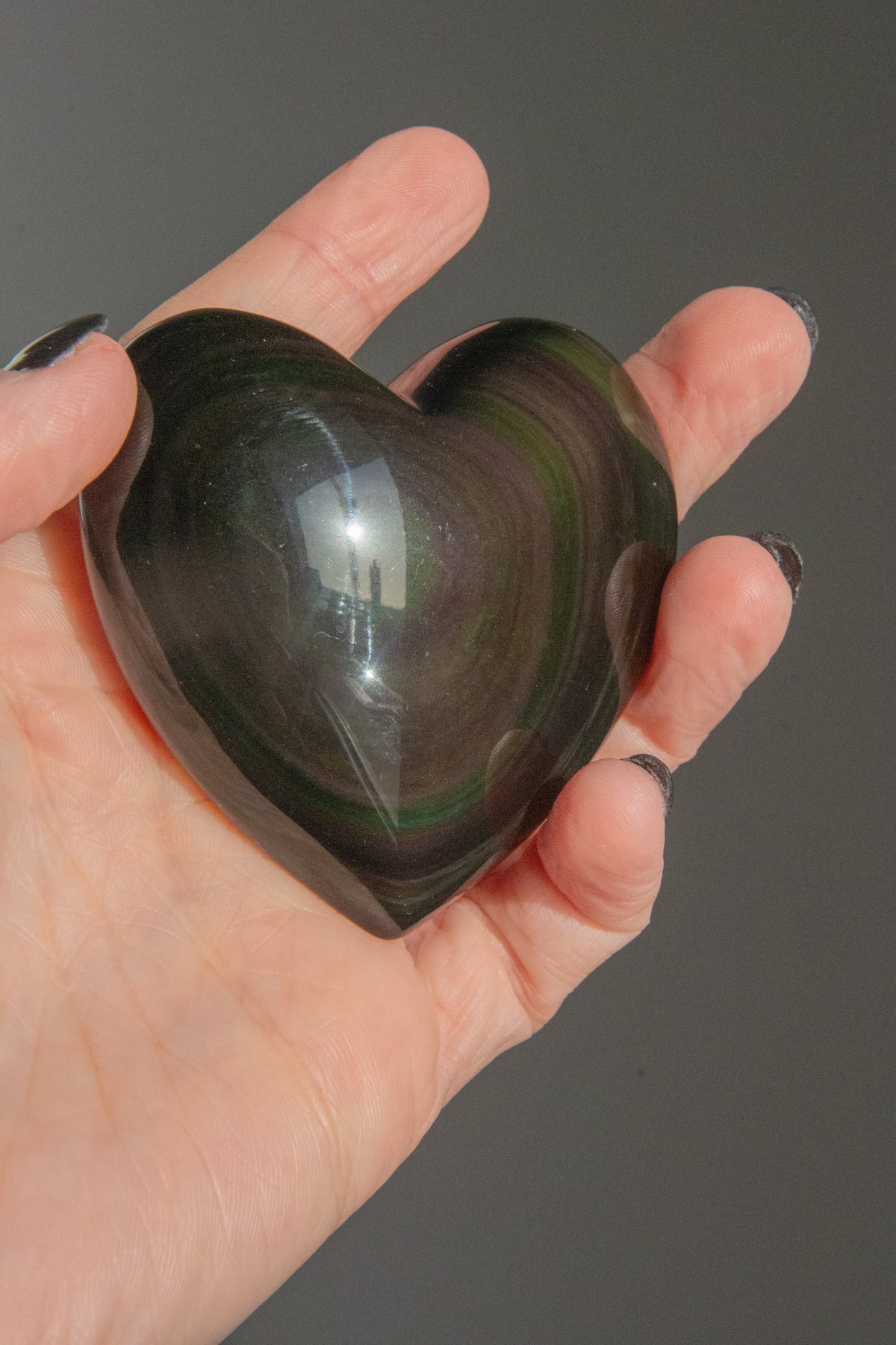 Coeur en Obsidienne Œil Céleste