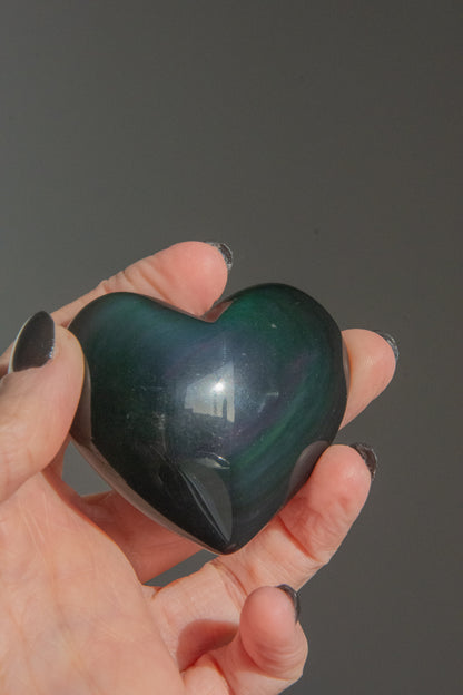 Coeur en Obsidienne Œil Céleste