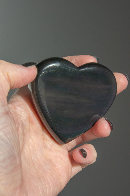 Coeur en Obsidienne Œil Céleste