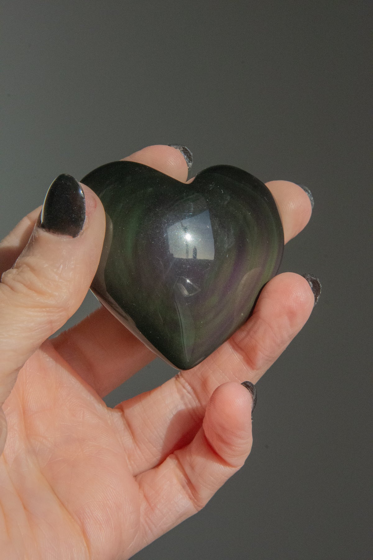 Coeur en Obsidienne Œil Céleste
