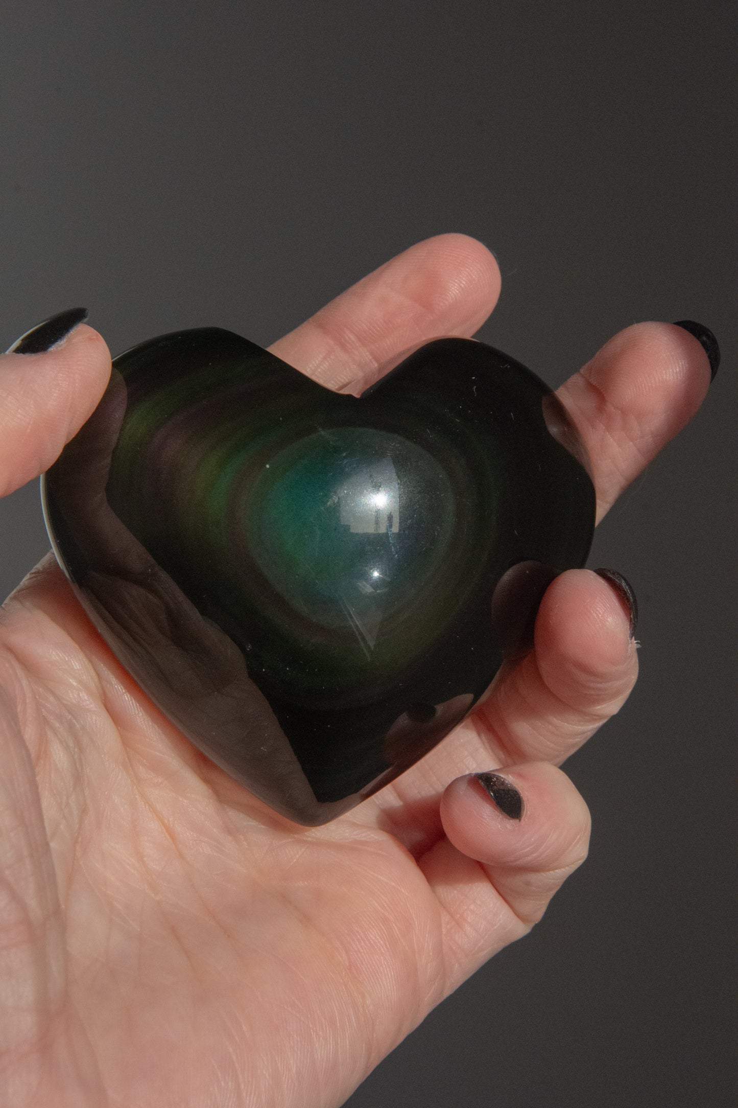 Coeur en Obsidienne Œil Céleste
