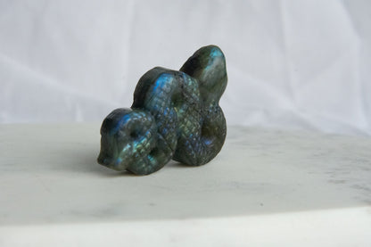 Serpent en Labradorite