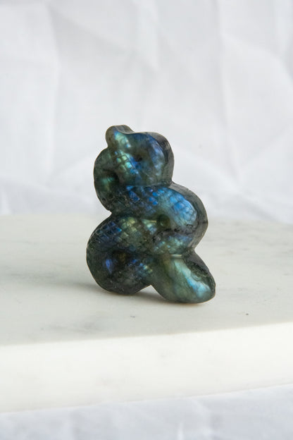 Serpent en Labradorite