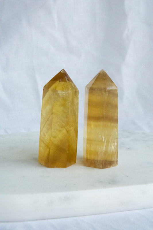 Pointe fluorite jaune