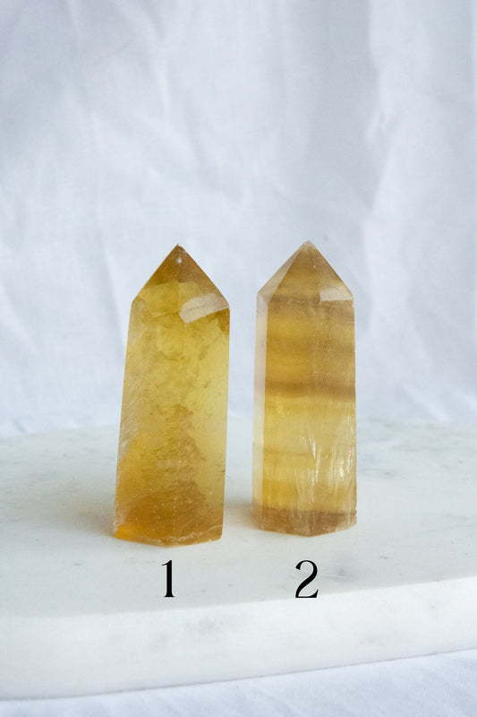 Pointe fluorite jaune