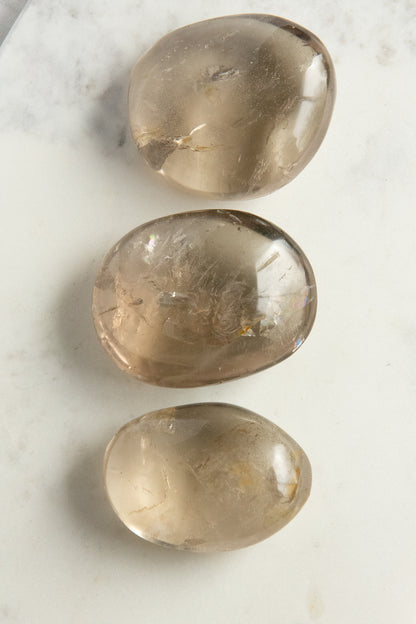 Galet en Quartz fumé