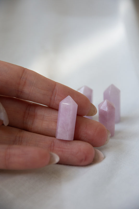 Mini pointes KUNZITE