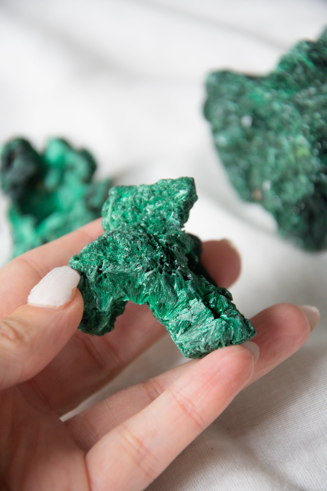 Malachite fibreuse