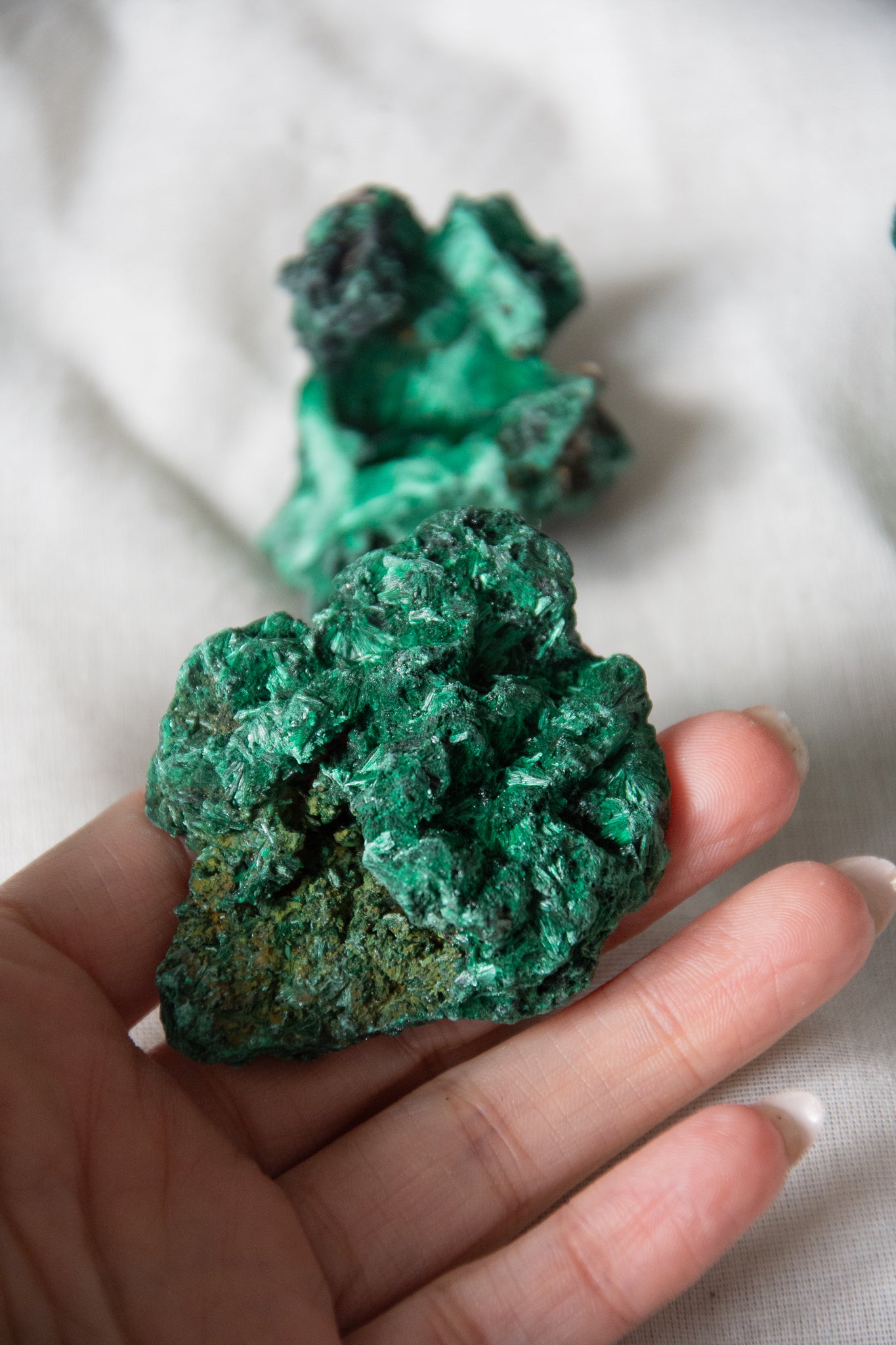 Malachite fibreuse