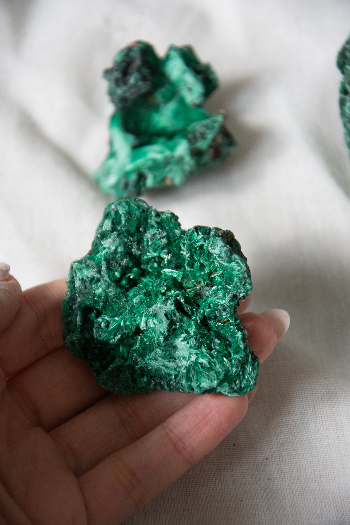 Malachite fibreuse