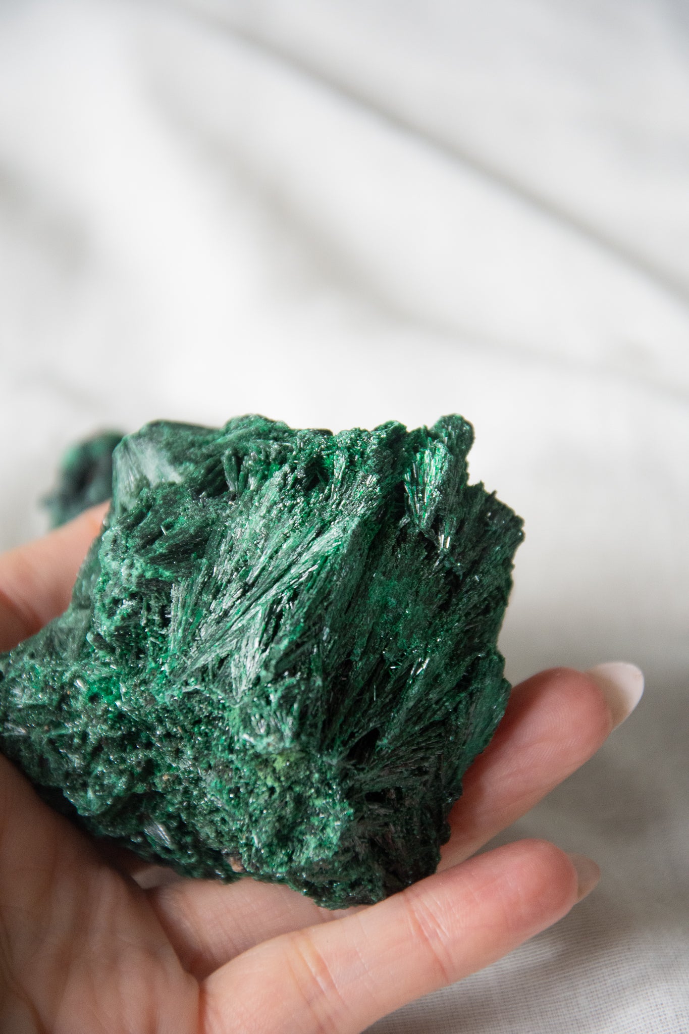 Malachite fibreuse