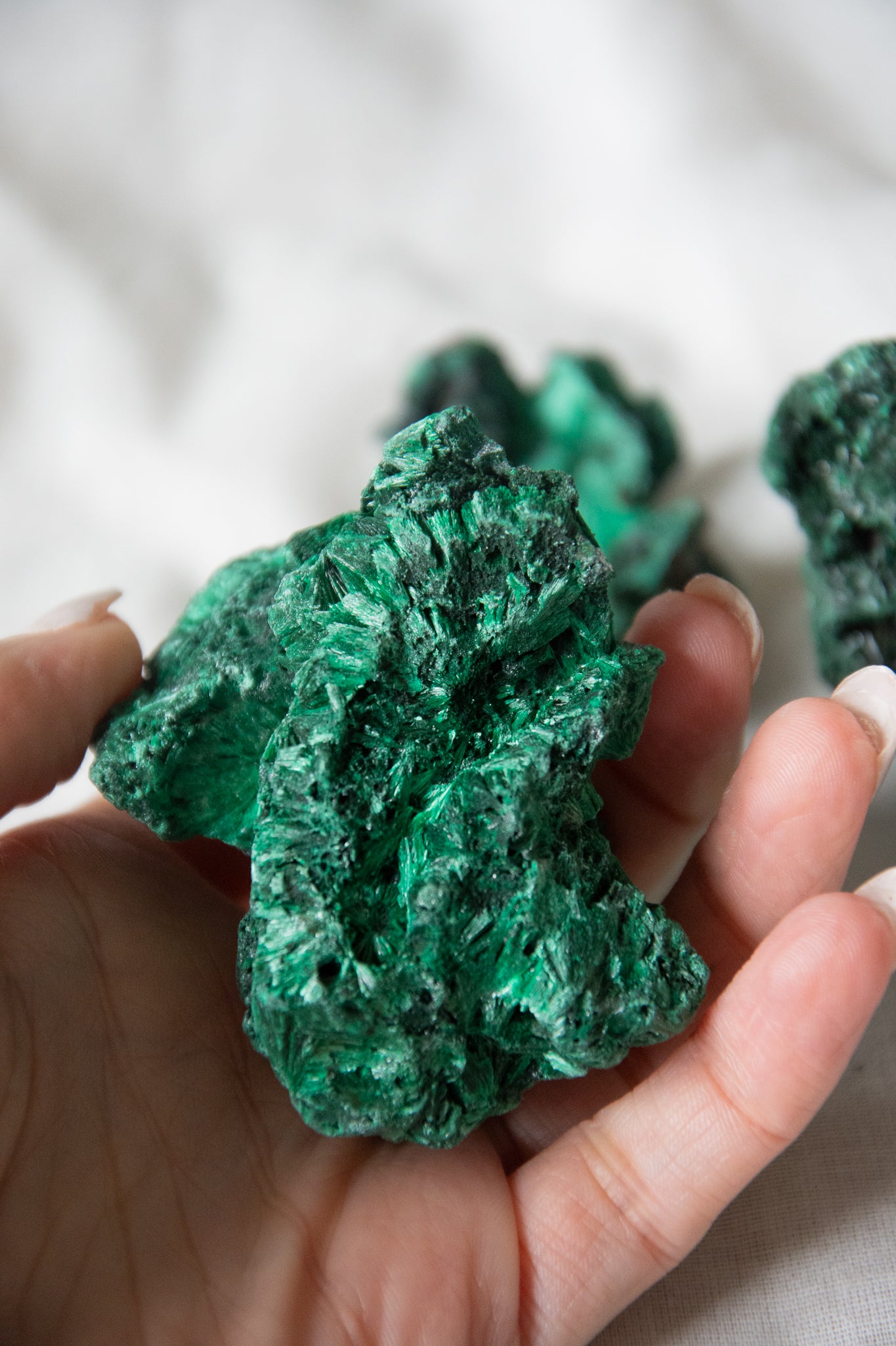 Malachite fibreuse