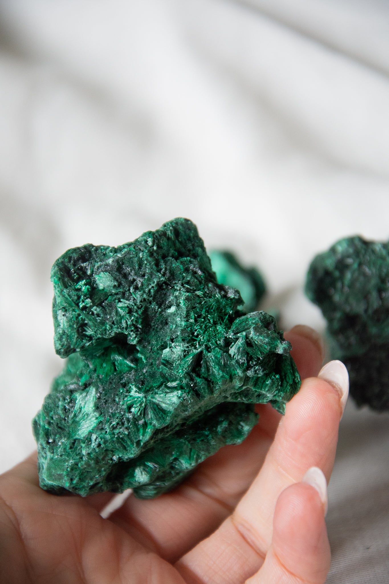 Malachite fibreuse