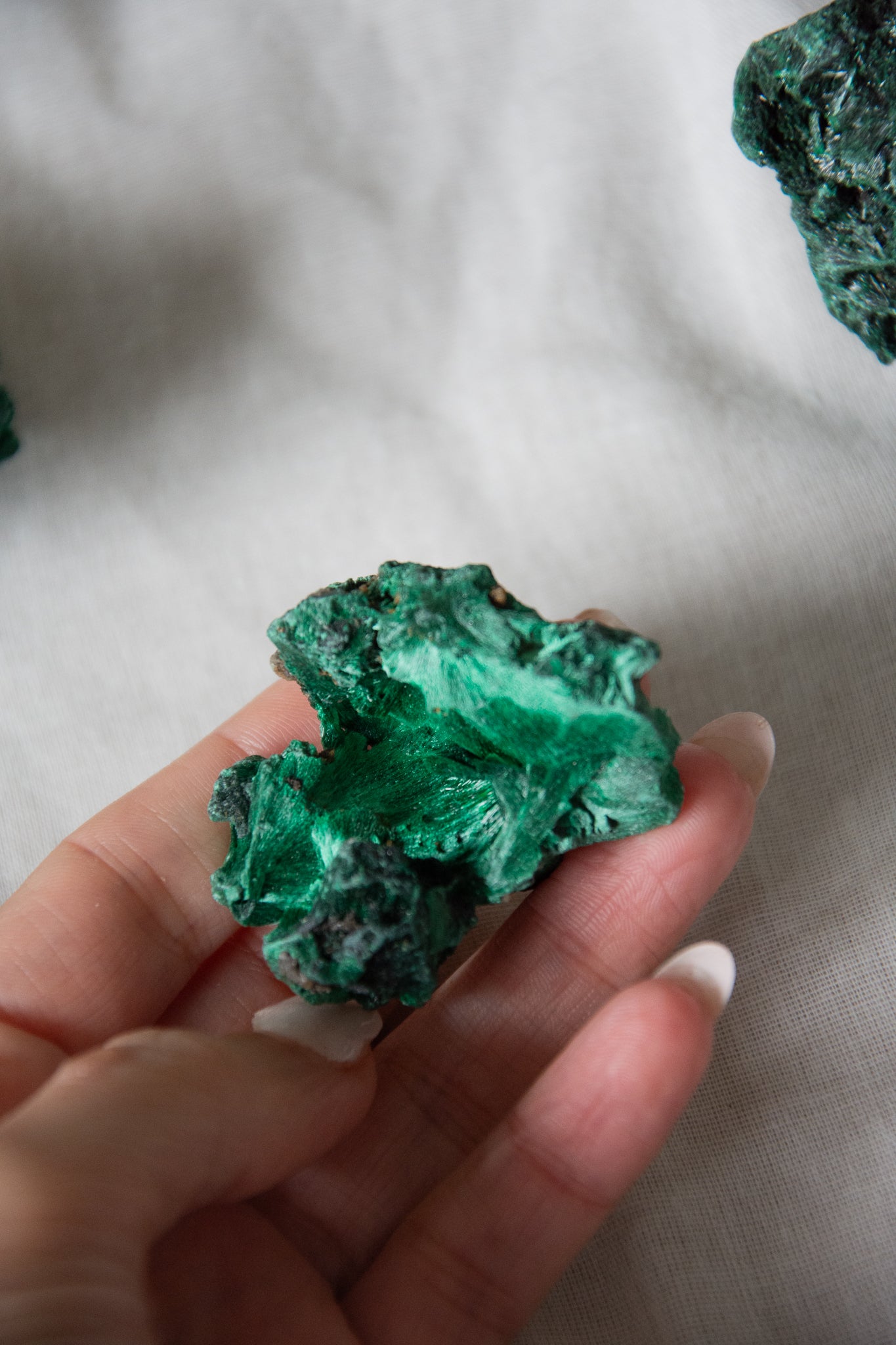 Malachite fibreuse