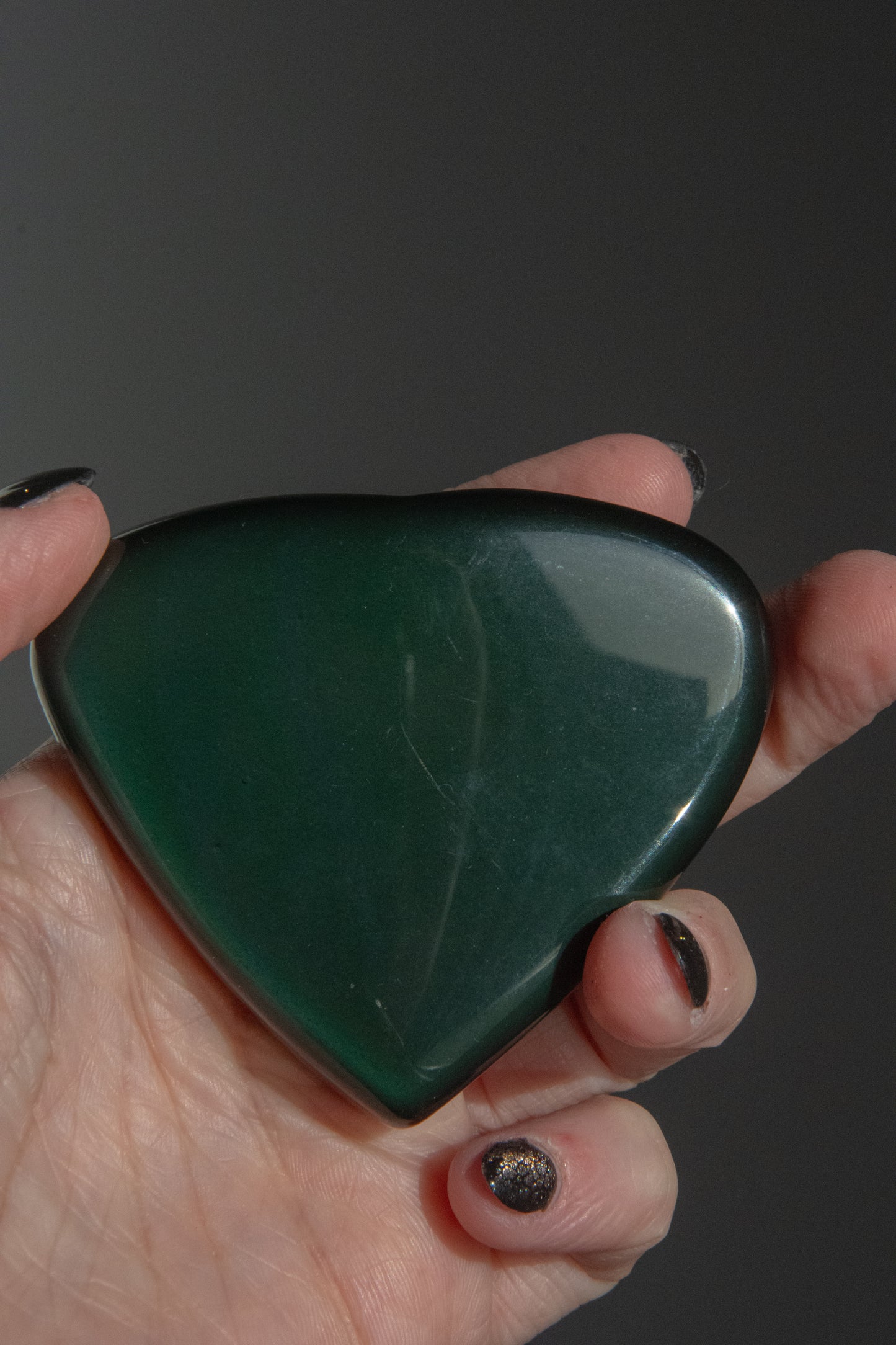 Coeur en Obsidienne Œil Céleste