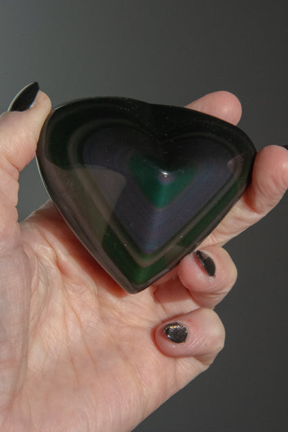 Coeur en Obsidienne Œil Céleste