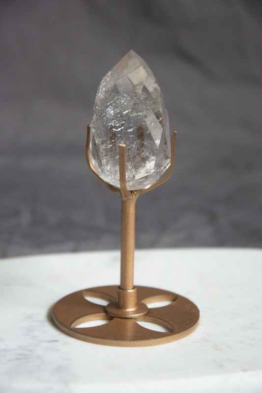 Cristal de roche facetté