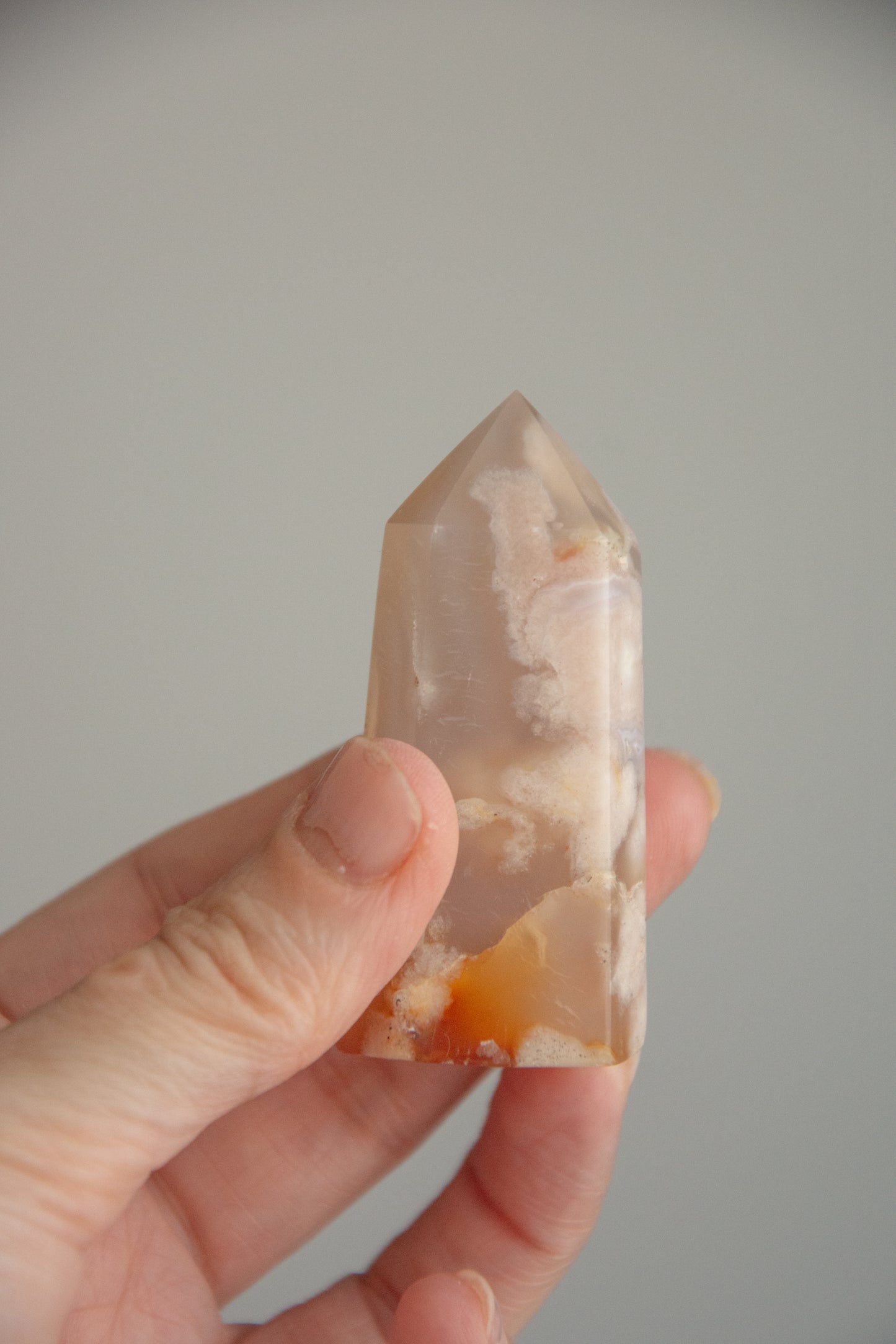 Pointe d'agate fleur de cerisier