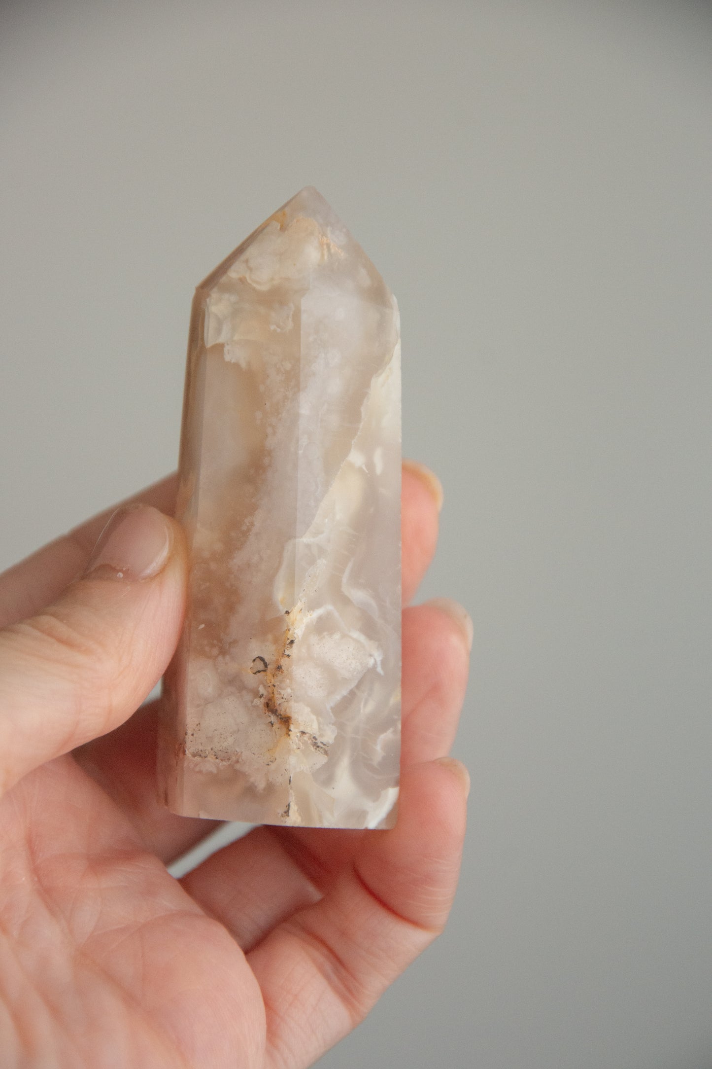 Pointe d'agate fleur de cerisier