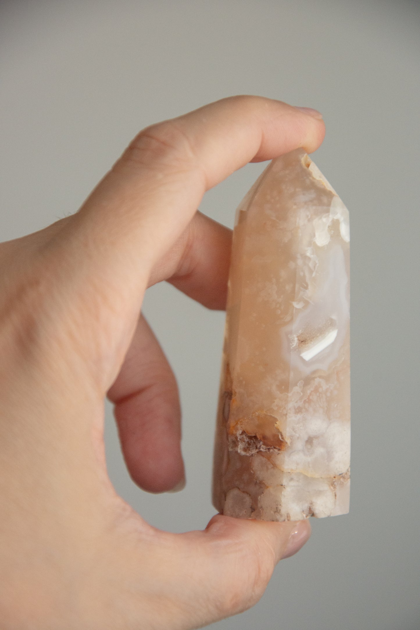 Pointe d'agate fleur de cerisier