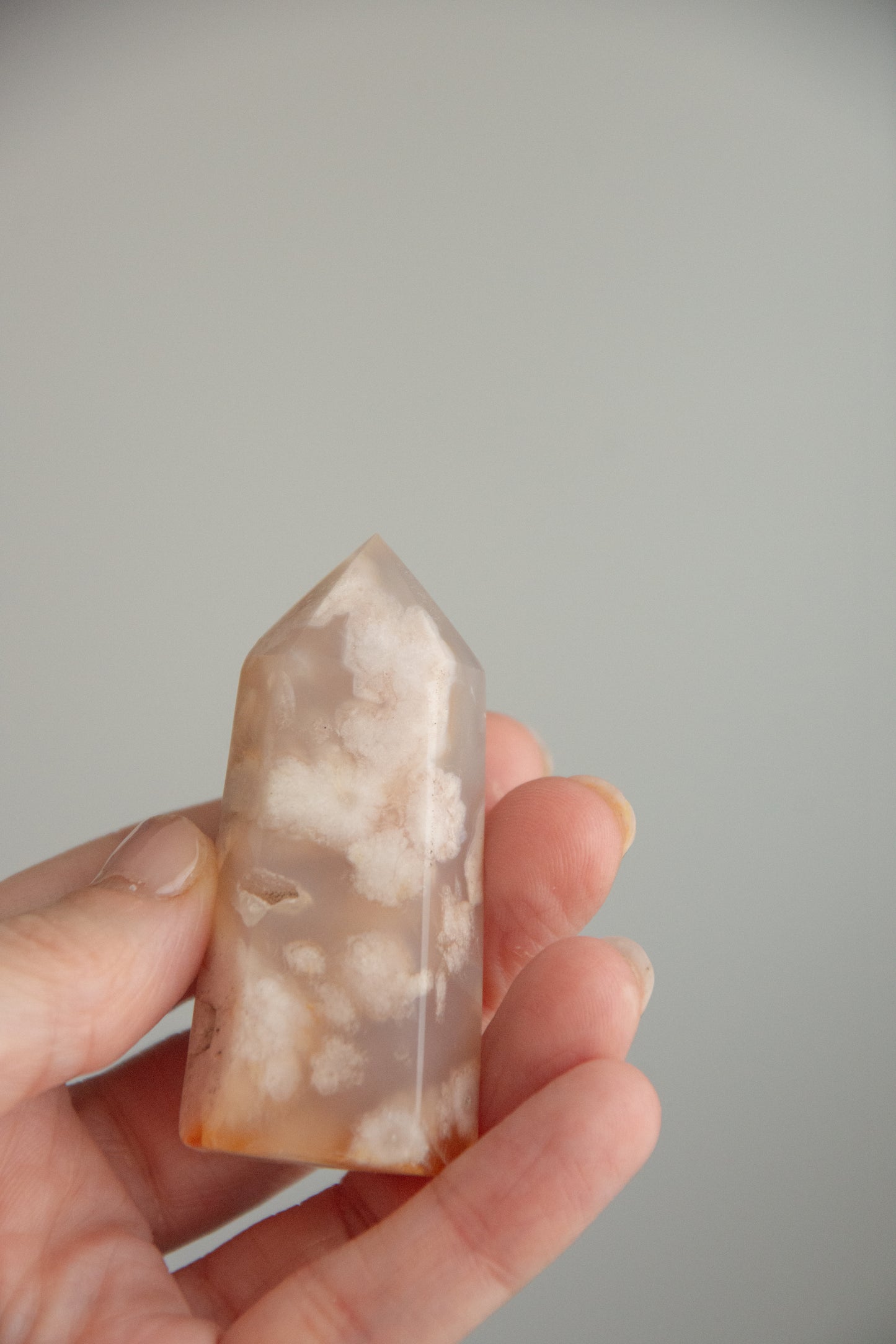 Pointe d'agate fleur de cerisier