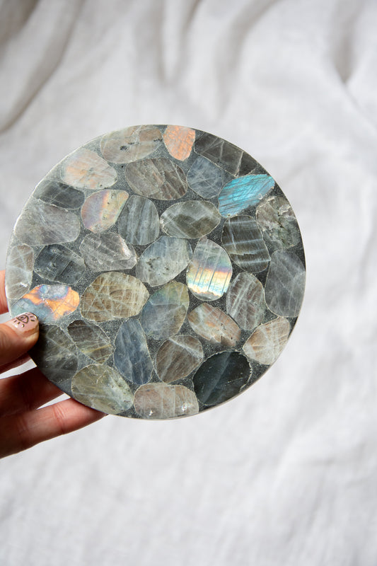 Plateau rond en labradorite