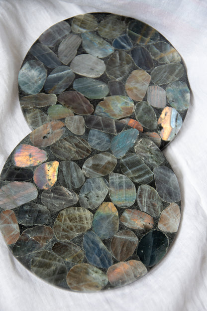 Plateau rond en labradorite