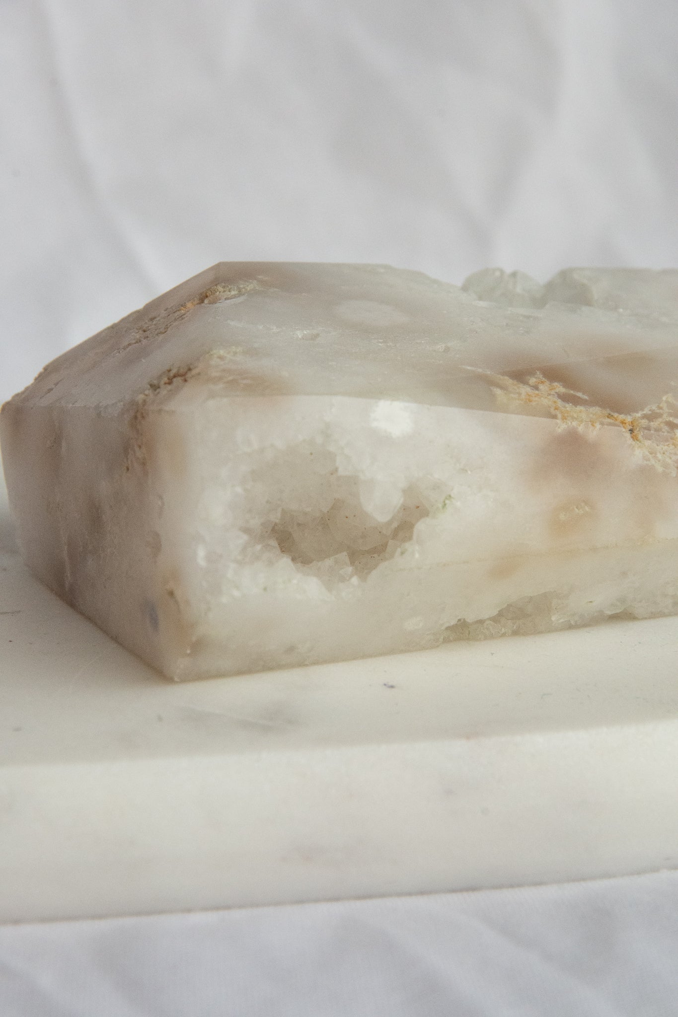 Tour XL d'Agate blanche