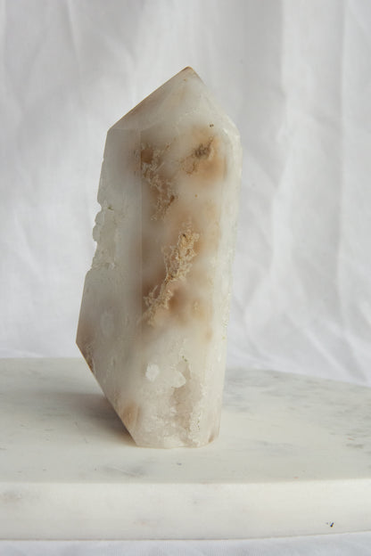 Tour XL d'Agate blanche