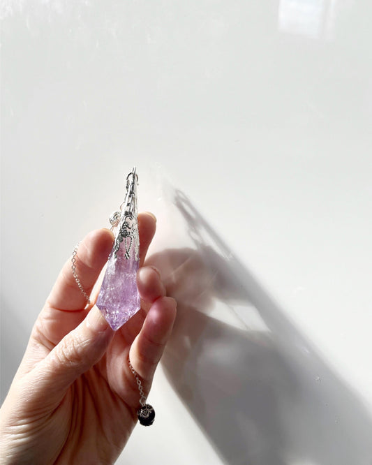 Pendule en améthyste