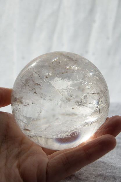 Sphère en Cristal de roche